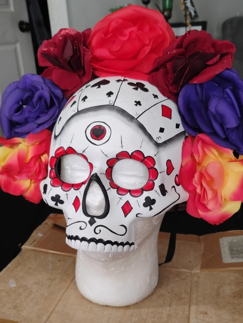 Day Of The Dead Mask And Headband